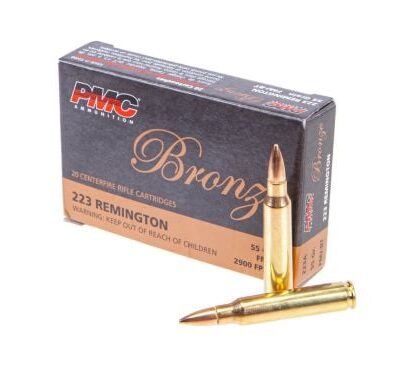 PMC brass case 55gr 223 for $0.449/rd