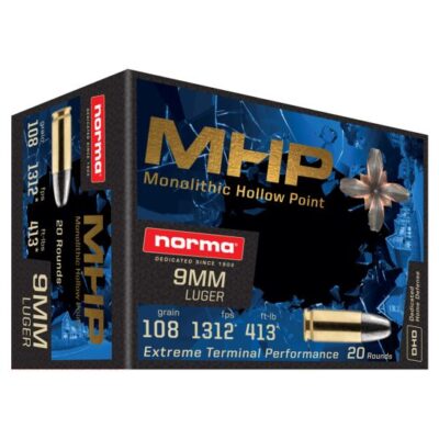 Norma brass case 9mm with 108gr monolithic hollow point projectiles for $0.40/rd and shipping is free if you order 10x or more boxes currently here: