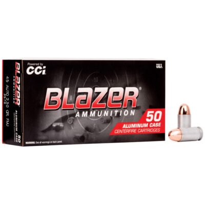 Blazer aluminum case 230gr 45ACP for $0.399/rd *shipped* currently here