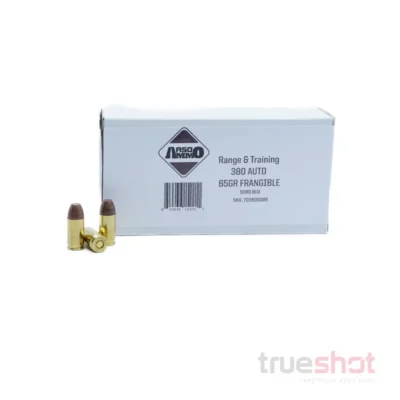 Norma brass case 380ACP with frangible projectiles for $0.239/rd currently here: