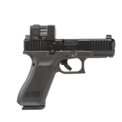 Gen5 17+1 Glock 45 with Ameriglo optics height night sights, slide with Aimpoint ACRO P2 direct mount cut slide (no adapter plate needed) and ACRO P2 red dot optic with 3.5 MOA dot and 2-5 year battery life for $1,049/ea *plus* you get a gift card for 8% of your purchase currently here: