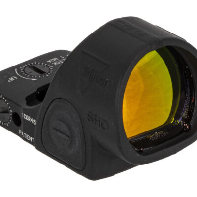 Trijicon American made SRO micro red dot optic with 1 MOA dot, RMR footprint, and 2-5 year battery life for $469/ea currently here