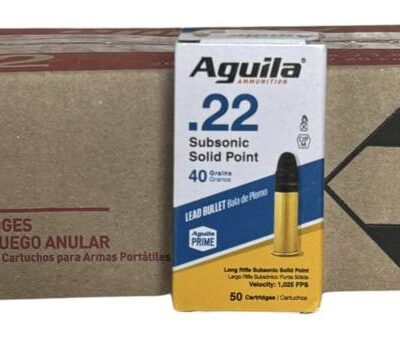 Aguila subsonic 40gr 22LR for $0.10/rd *shipped* currently here
