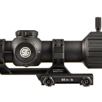 Sig Sauer Tango MSR 1-10x scope with integral throw lever, etched illuminated BDC reticle, and Alpha cantilever mount for $469 currently here