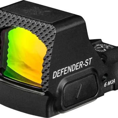 Vortex's new Defender ST red dot optic with 6 or 3 MOA dot, top mounted battery, shake awake, Deltapoint Pro footprint, lifetime warranty, and 2-5 year battery life for $329 *shipped* currently here