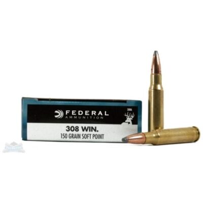 Federal 308 with 150gr soft point projectiles for $1/rd currently here