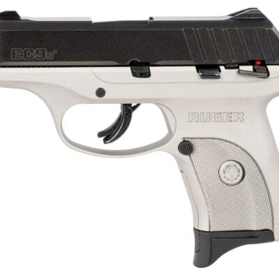 Ruger 7+1 single stack 9mm EC9S with white frame for $239 currently here