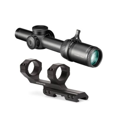 Vortex Optics FFP 1-8x Strike Eagle scope with etched illuminated EBR-8 BDC reticle, throw lever, cantilever mount, and lifetime warranty for $399 *shipped* with code FCVX300 currently here