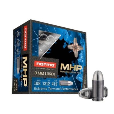 Norma brass case 9mm with 108gr monolithic hollow point projectiles for $0.40/rd and shipping is free when you order 200 rounds or more currently here