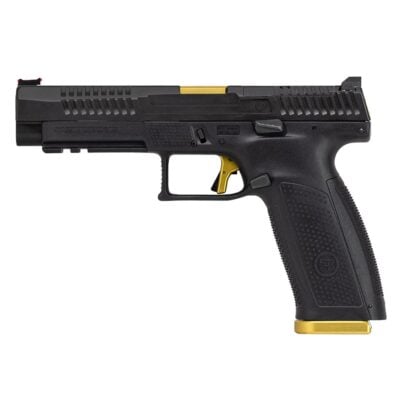 CZ USA "blem" 19+1 optics ready P-10 F Competition with gold TiN CHF barrel, HB Industries trigger, & Apex Tactical mag release, slide release, and end plate for $596 *shipped* currently here