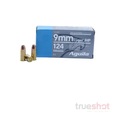 Aguila 9mm with 124gr JHP projectiles for $0.45/rd currently here