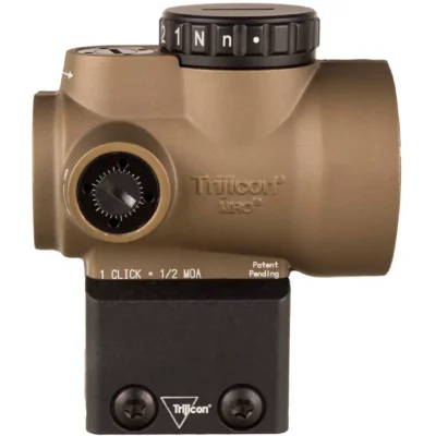 Trijicon American made FDE MRO with 2 MOA dot, lower 1/3 co-witness mount, and 2-5 year battery life for $354/ea shipped currently here