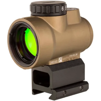 Trijicon American made FDE MRO with 2 MOA dot, lower 1/3 co-witness mount, and 2-5 year battery life for $369/ea shipped currently here: