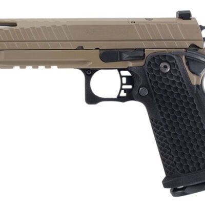 Live Free Armory 17+1 optics ready FDE cerakoted Apollo 11 2011 that takes Staccato pattern mags for $899 currently here