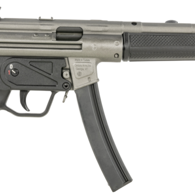 MKE roller delayed AP5 MP5 clone with gray cerakoted finish & CHF chrome lined fluted tri-lug threaded barrel that's made on factory H&K machinery for $1,159 currently here