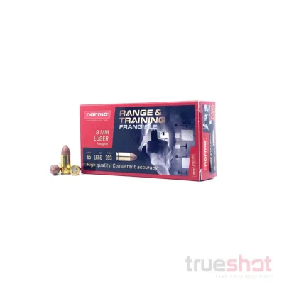 Norma brass case 9mm with 65gr frangible projectiles for $0.235/rd *shipped* currently here