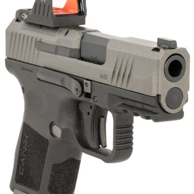 Canik USA optics ready FDE 12/15+1 METE MC9 with tungsten cerakoted slide for $349 (use email for price button) currently here
