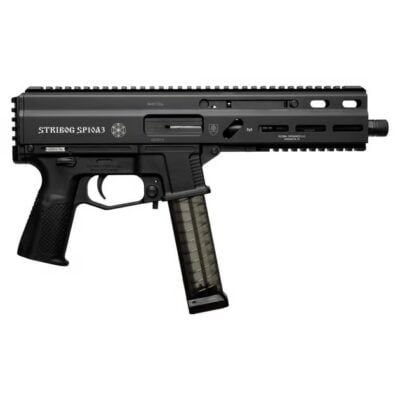 Grand Power SP10A3 roller delayed 10mm Stribog with CHF nitrided threaded barrel, MLOK/1913 handguard, non reciprocating charging handle, ambi controls, and 1913 brace/stock mount for $1,159 shipped (add to cart for price) currently here: