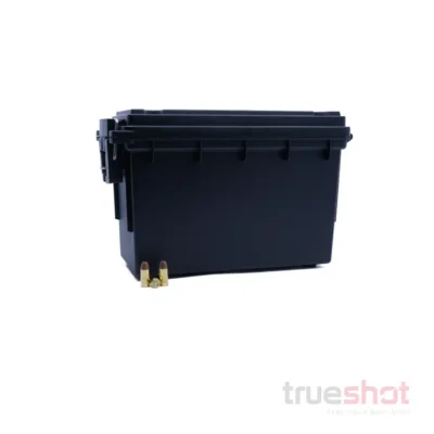Norma brass case 9mm with 65gr frangible projectiles in a lockable sealed ammo can for $0.219/rd currently here