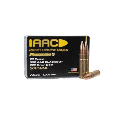 AAC brass case subsonic 300BLK with 220gr OTM projectiles for $0.80/rd currently here
