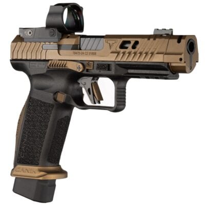 Canik 18/21+1 TTI Combat with optics mounting system, comp, flared magwell, and aluminum match trigger for $899 currently here