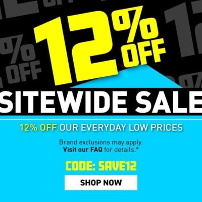 12% off site wide with code SAVE12 - sale ends tonight