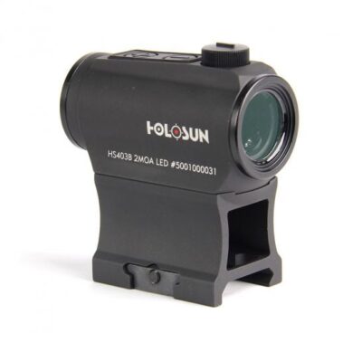 Holosun 403B red dot optic with 2 MOA dot, lower 1/3 co-witness & low mount, and 2-5 year battery life for $119/ea currently here