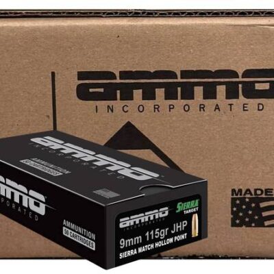 Ammo Inc brass case 9mm with 115gr Sierra Match hollow points for $0.35/rd shipped currently here:
