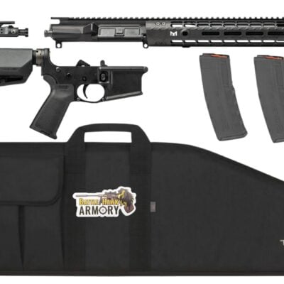 Aero Precision AR15 "build kit" (so there's no built in 11% tax) with 16'' 5.56 4150CMV HBAR profile nitrided mid-length barrel, 15'' MLOK handguard, M4E1 upper, BREACH ambi charging handle, Magpul stock SL-S/grip/, 3x mags, and a padded case for $799 shipped currently here:
