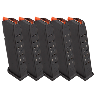 5x pack of factory Gen5 Glock 17/34/45 standard capacity 17 round magazines for $99 shipped currently here