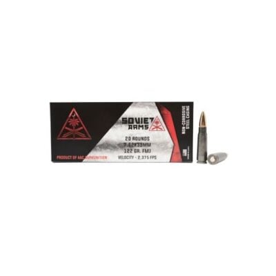 AAC Soviet Arms American made steel case 7.62x39 for $0.45/rd currently here: