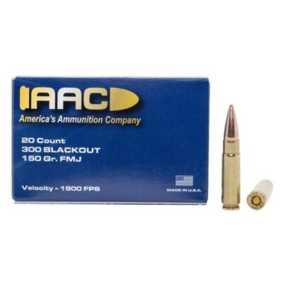 AAC brass case 300BLK with 150gr FMJ projectiles for $0.60/rd currently here