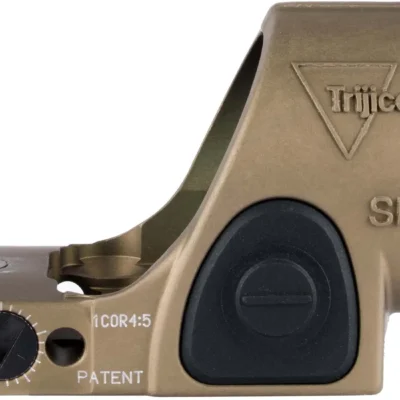Trijicon American made FDE LED adjustable SRO red dot optic with RMR footprint, 2.5 or 5 MOA dot, and 2-5 year battery life for $489/ea shipped with code "LIGHT" currently here