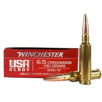 Winchester 6.5 Creedmoor with 140gr open tip projectiles for $0.75/rd currently here:
