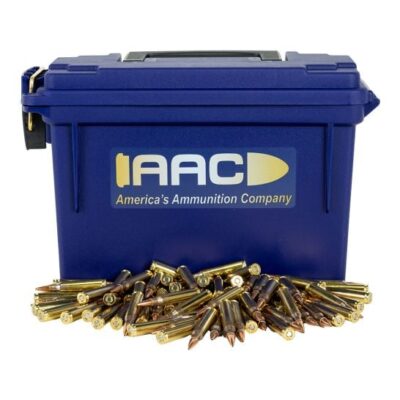 AAC brass case 5.56 with 75gr Hornady BTHP match projectile in a sealed ammo can for $0.60/rd currently here: