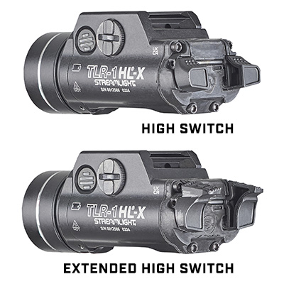 Streamlight TLR-1 HL-X 1,500 lumen / 20,000 candela WML with USB-C rechargeable batteries, and interchangeable height switches for $159 here
