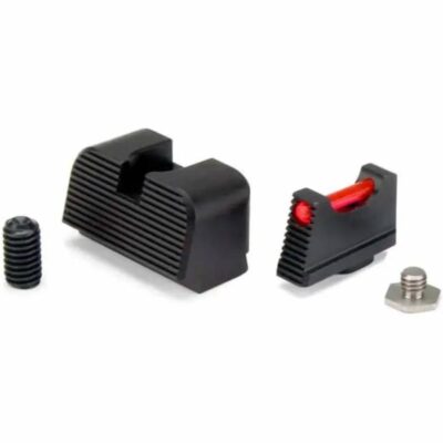Zaffiri Precision steel suppressor/optics height Glock sights with square notch rear and fiber optic front sight for $39/pair (add to cart for price) currently here: