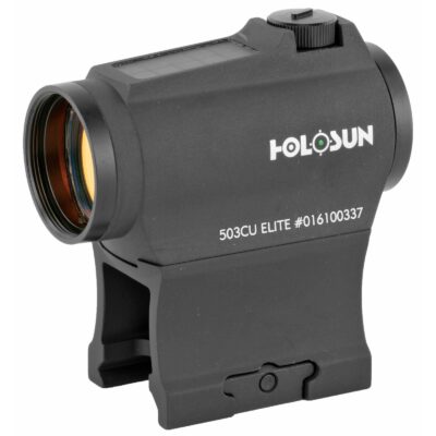 Holosun 503 Elite green dot optic with donut of death reticle, shrouded turrets, solar backup power, and 2-5 year battery life for $169/ea currently here