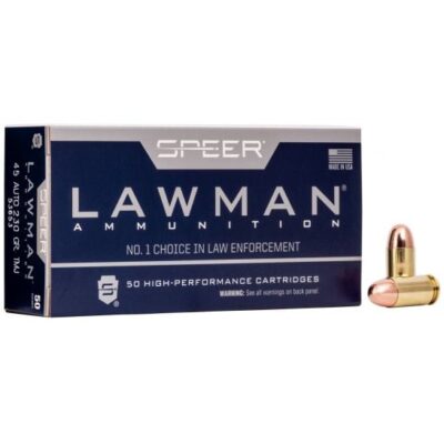 Speer Lawman brass case 45ACP with 230gr total metal jacket projectiles for $0.32/rd currently here
