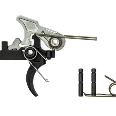 Griffin Armament drop in 2 stage match AR15/AR10 trigger with 2.5lb first stage take up and 2.0lb second stage break for $75/ea currently here: