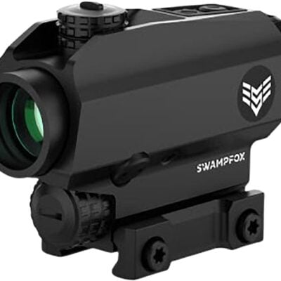 Swampfox Optics 1x prism optic with etched illuminate BDC reticle with shake awake censor powered by an CR123A battery for $119 shipped currently here: