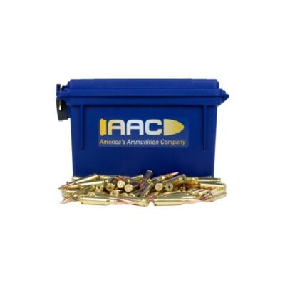 AAC brass case 308 with 150gr FMJBT projectiles in a lockable o-ring sealed ammo can for for $0.75/rd currently here: