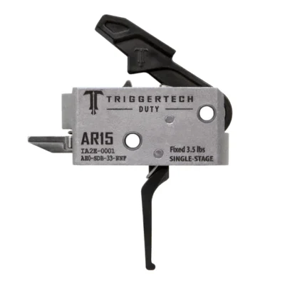 TriggerTech drop in "duty" match AR15/AR10 trigger with 3.5lb single stage break & flat shoe for $99/ea (add to cart for price) currently here