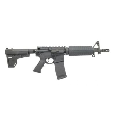 PSA AR15 pistol with 10.5'' 5.56 4150CMV nitrided barrel, pinned FSB/gas block as God intended, and adjustable KAK Shockwave brace for $379 currently here