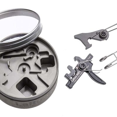 LaRue Tactical MBT-2S drop in AR15/AR10 two stage match trigger with flat shoe, 2.5lb first stage take up and 2.0lb crisp 2nd stage break for $87/ea currently here