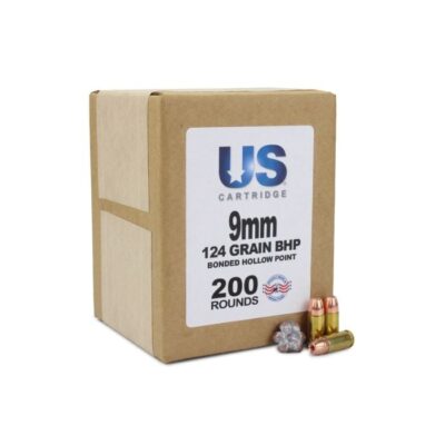 US Cartridge 9mm with 124gr bonded JHP projectiles for $0.28/rd & orders over $149 ship free with code "MRGNGFS25" currently here