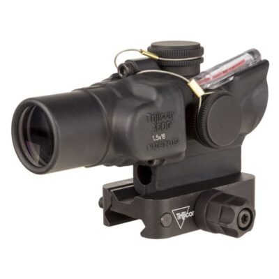 Trijicon American made 1.5x prism optic with etched illuminated 5.56/223 dual illuminated (tritium & fiber optic) BDC reticle and QD mount for $799 currently here: