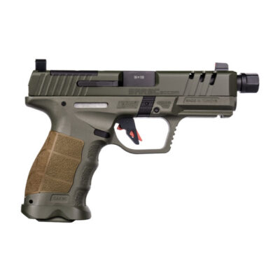 SAR USA 15/21+1 optics ready SAR9 SOCOM with suppressor height night sights, flat-ish shoe trigger, magwell, and CHF threaded barrel for $416 (add to cart for price) currently here: