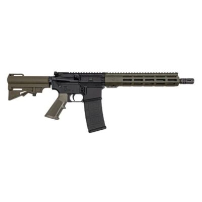 PSA AR15 pistol with 11.5'' 5.56 4150CMV nitrided barrel, 10.5'' OD green HEX MLOK handguard, and H&R adjustable brace for $399 currently here