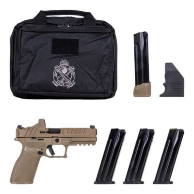 Springfield FDE 17/20+1 Echelon with Viridian RFX II green dot optic, 4x magazines, tritium front sight, ambi controls, and padded range case for $629 currently here